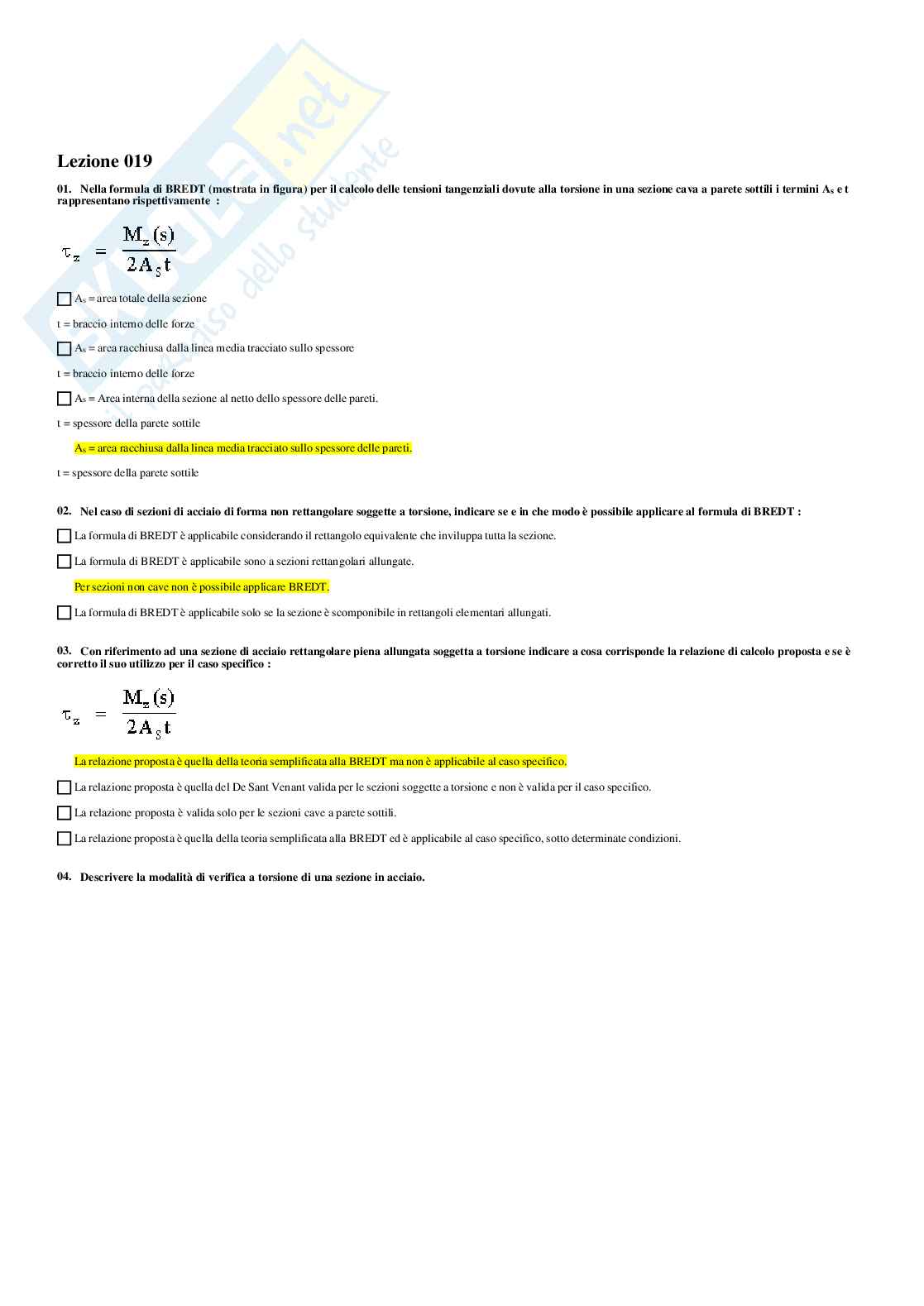 Teoria e progetto di strutture Pag. 26