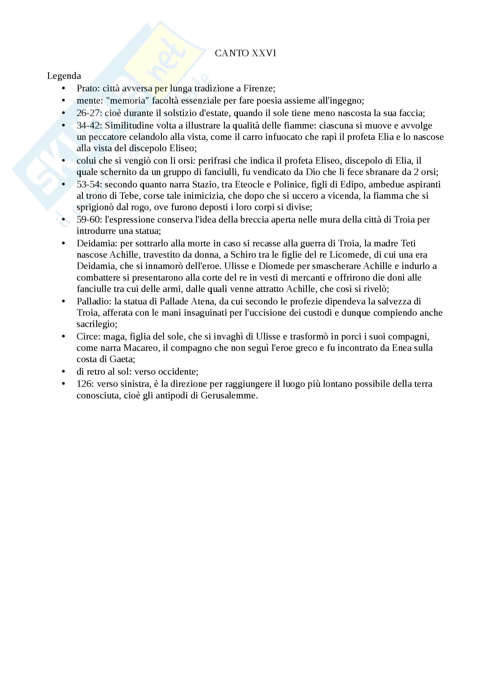 Divina Commedia Inferno Canto 2 Commento