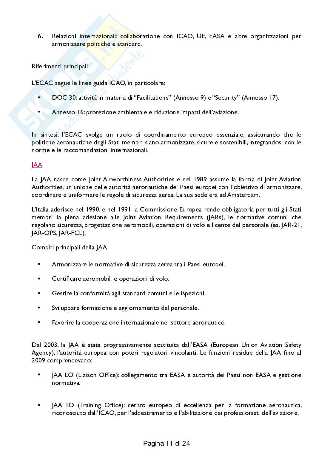 Appunti Aeroporti e trasporto aereo Pag. 11