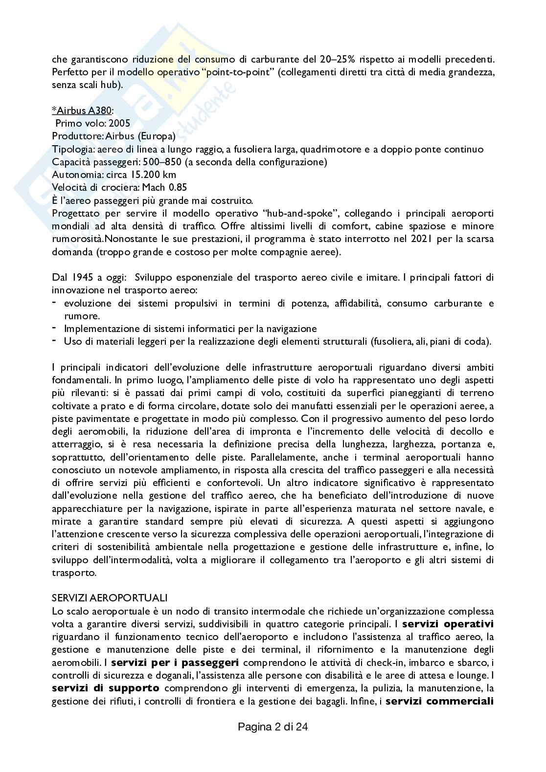 Appunti Aeroporti e trasporto aereo Pag. 2