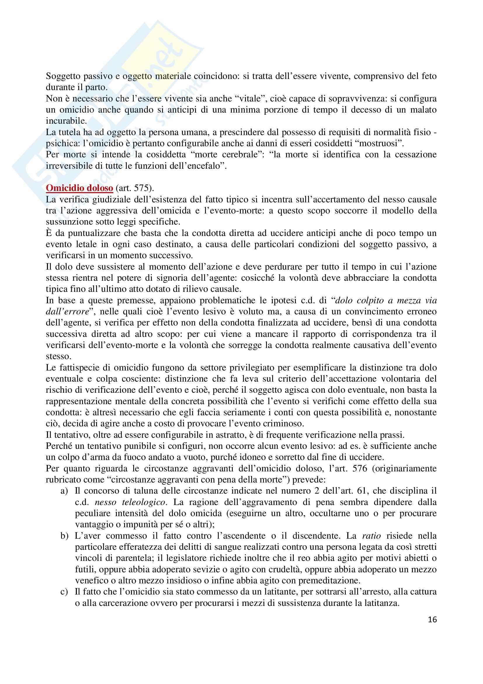 Riassunto esame Diritto Penale, prof. Caterini, libro consigliato Delitti Contro il Patrimonio, Fiandaca, Musco Pag. 16