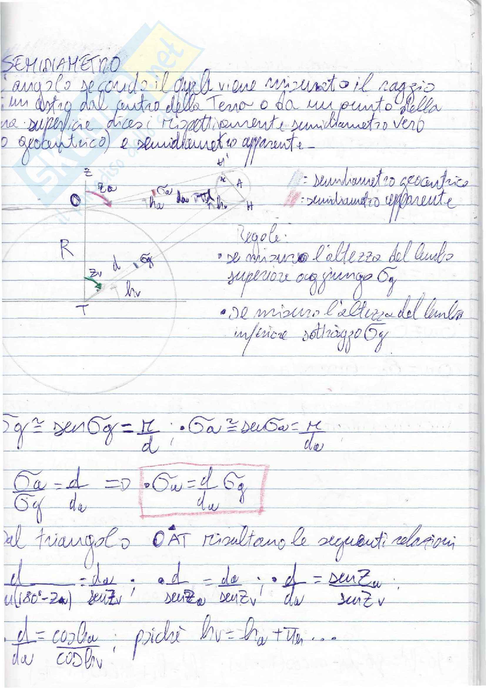 Lezioni, Navigazione Astronomica Pag. 46