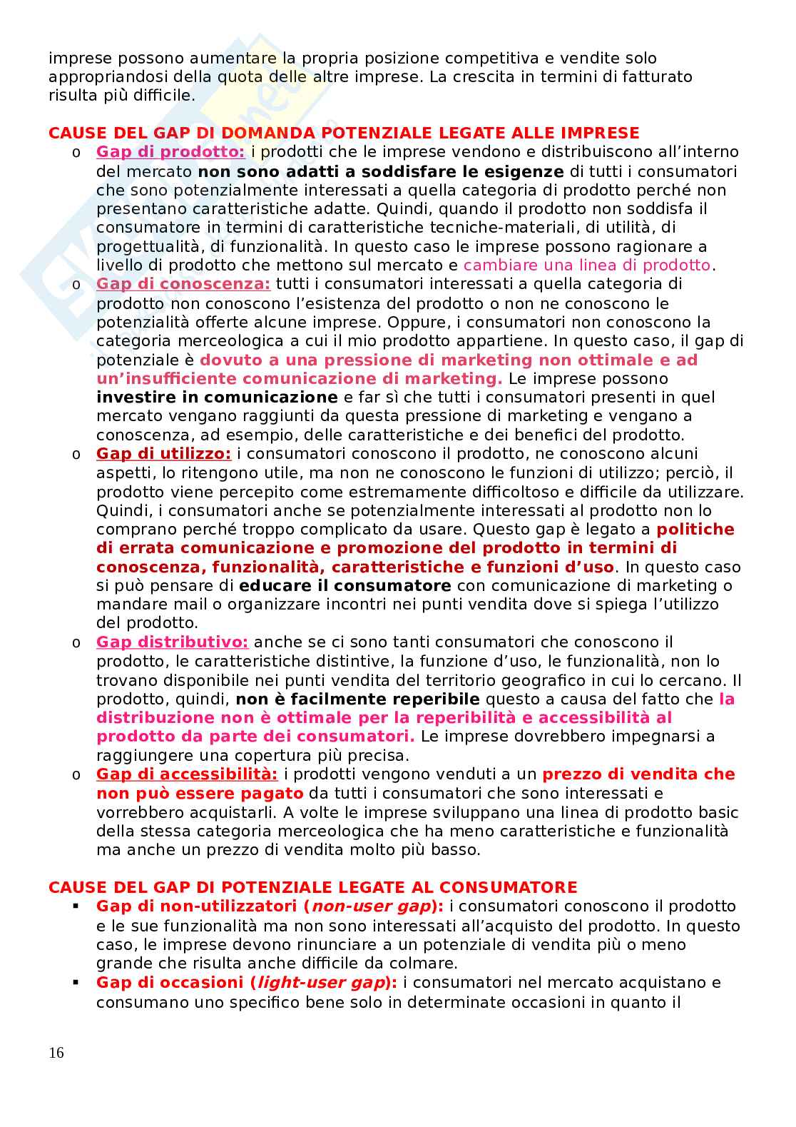 Marketing metrics  Pag. 16