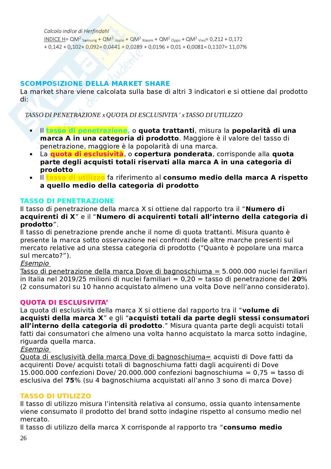 Marketing metrics  Pag. 26