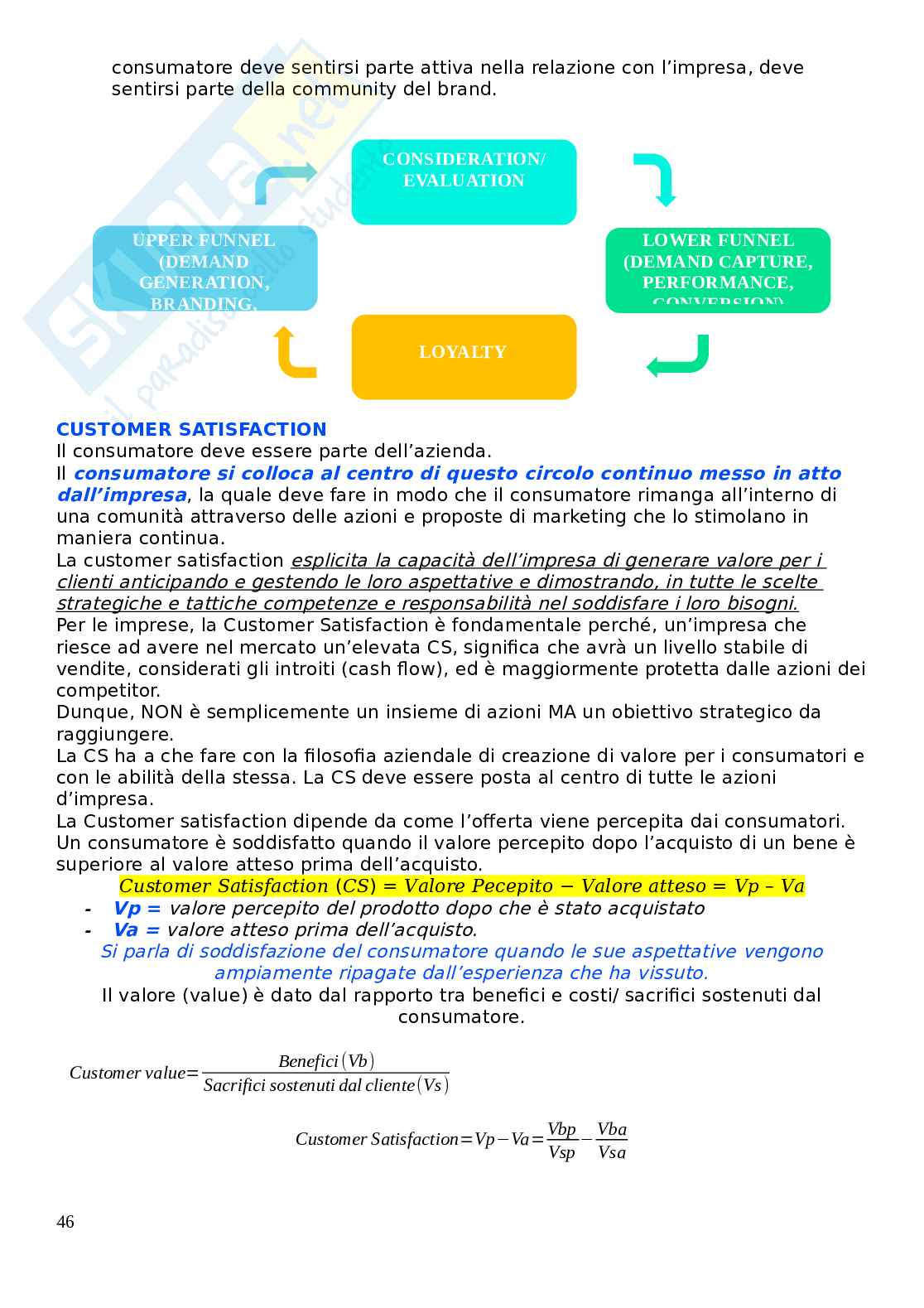Marketing metrics  Pag. 46