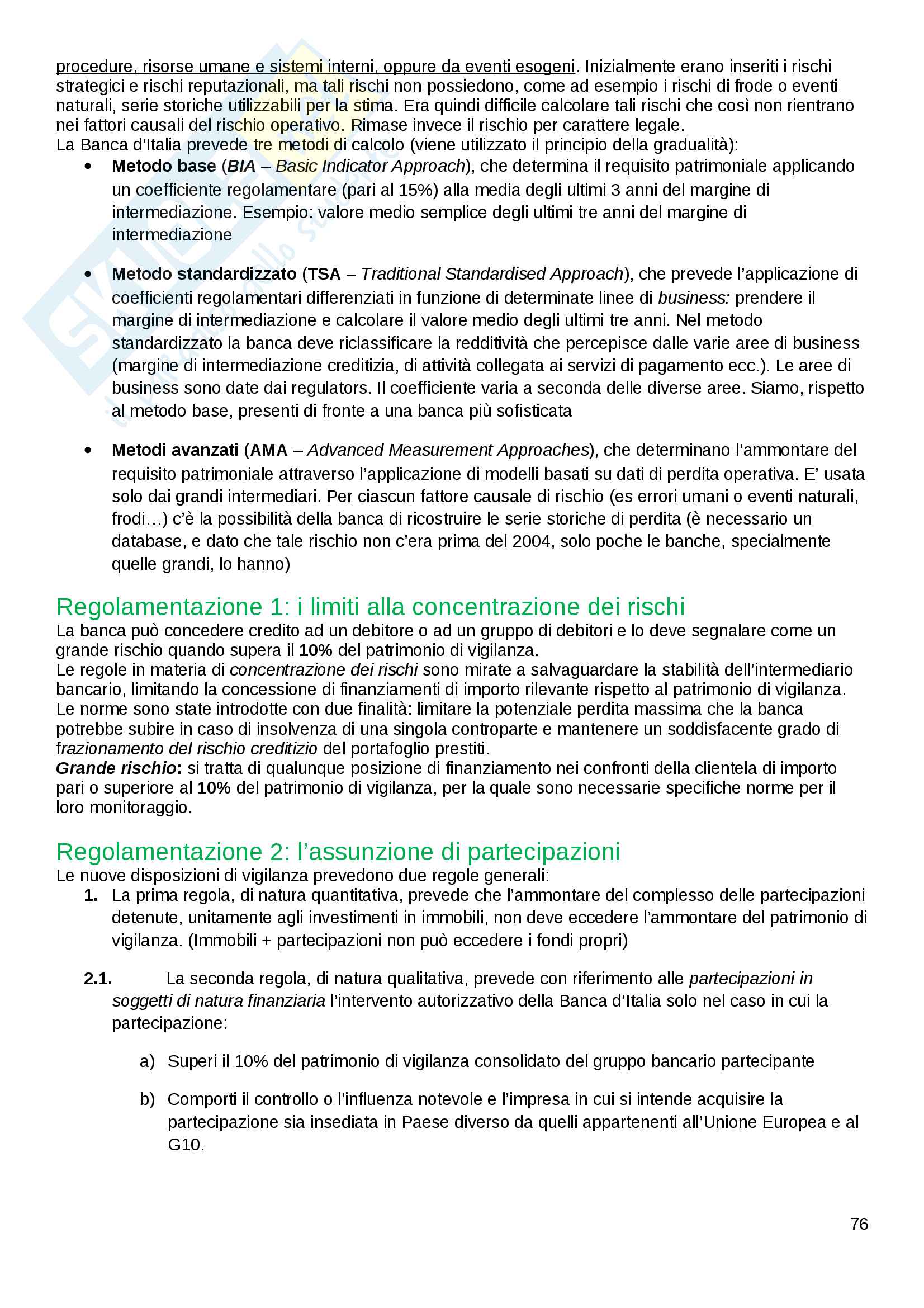 Economia delle Aziende di Credito Pag. 76