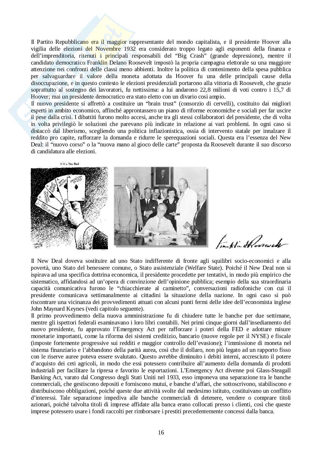 Crisi del '29 negli USA Pag. 16