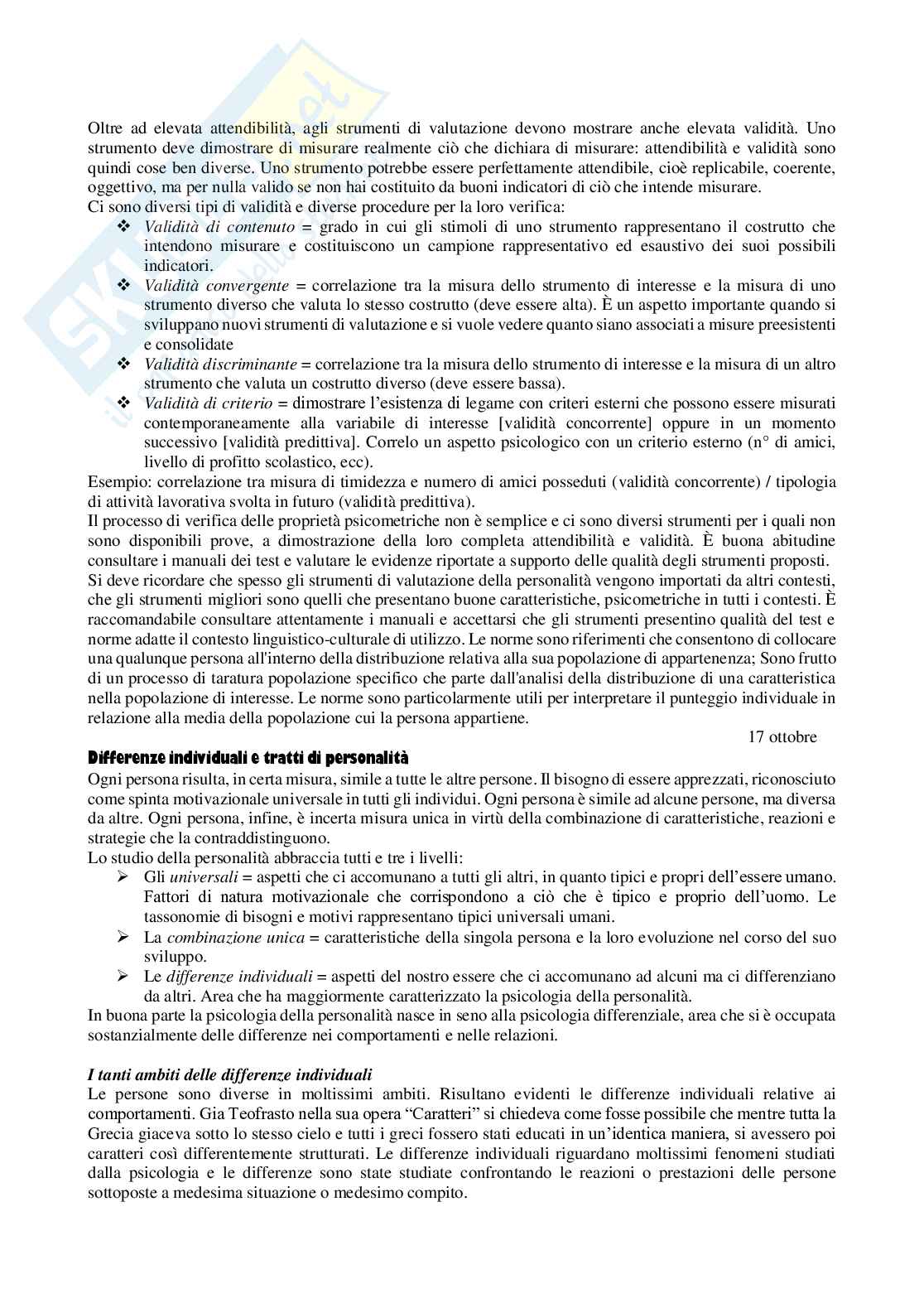Riassunto esame Motivazione, Emozione e Personalità, Prof. Steca Patrizia, libro consigliato Psicologia della personalità , Patrizia Steca Pag. 21
