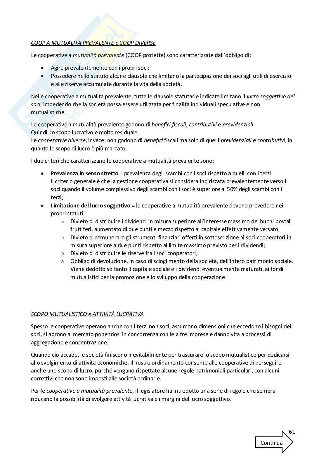 Diritto Commerciale - Appunti lezioni integrati  Pag. 61