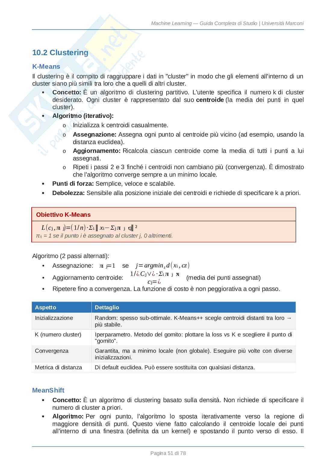 Fondamenti di machine learning Pag. 51