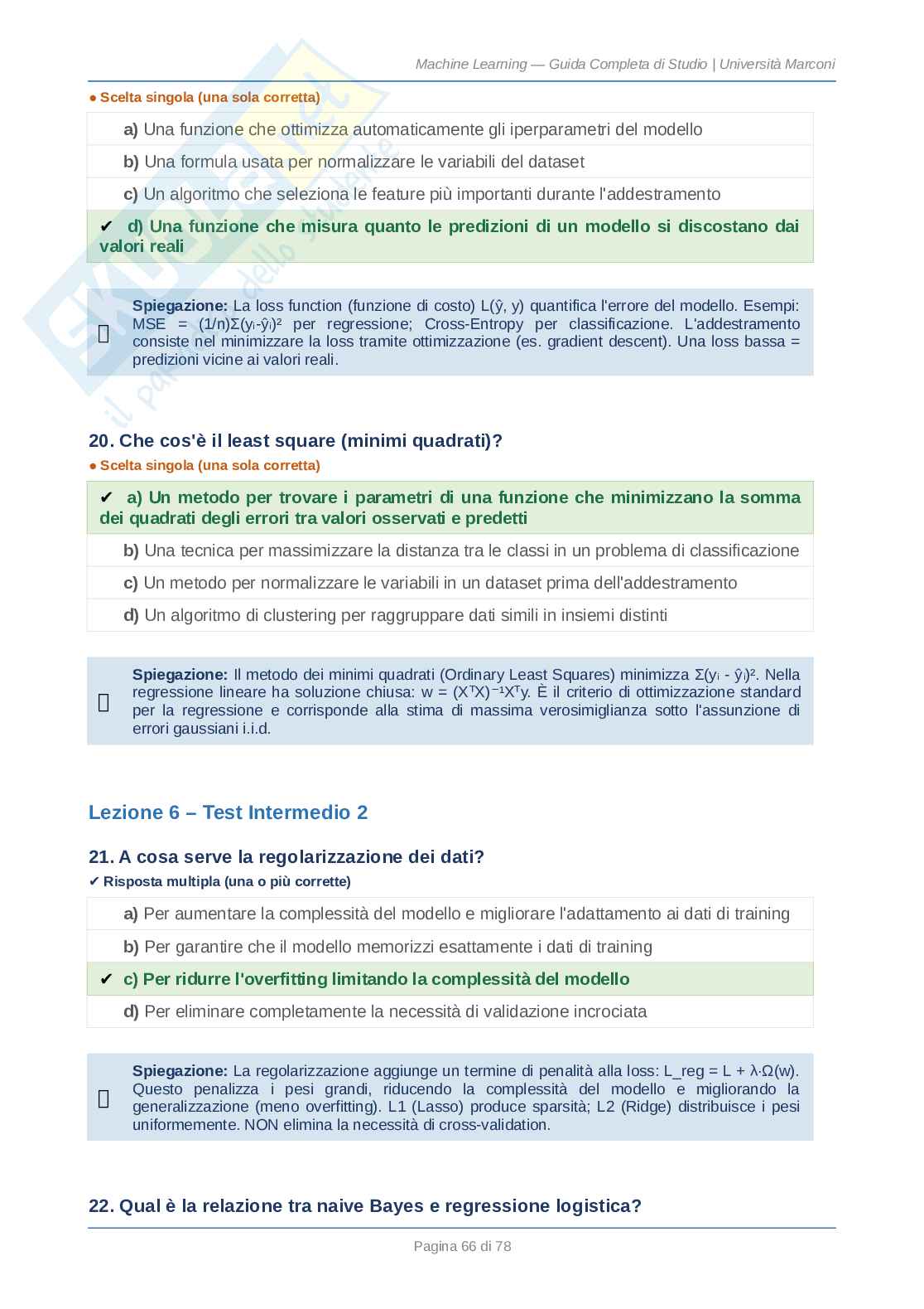 Fondamenti di machine learning Pag. 66