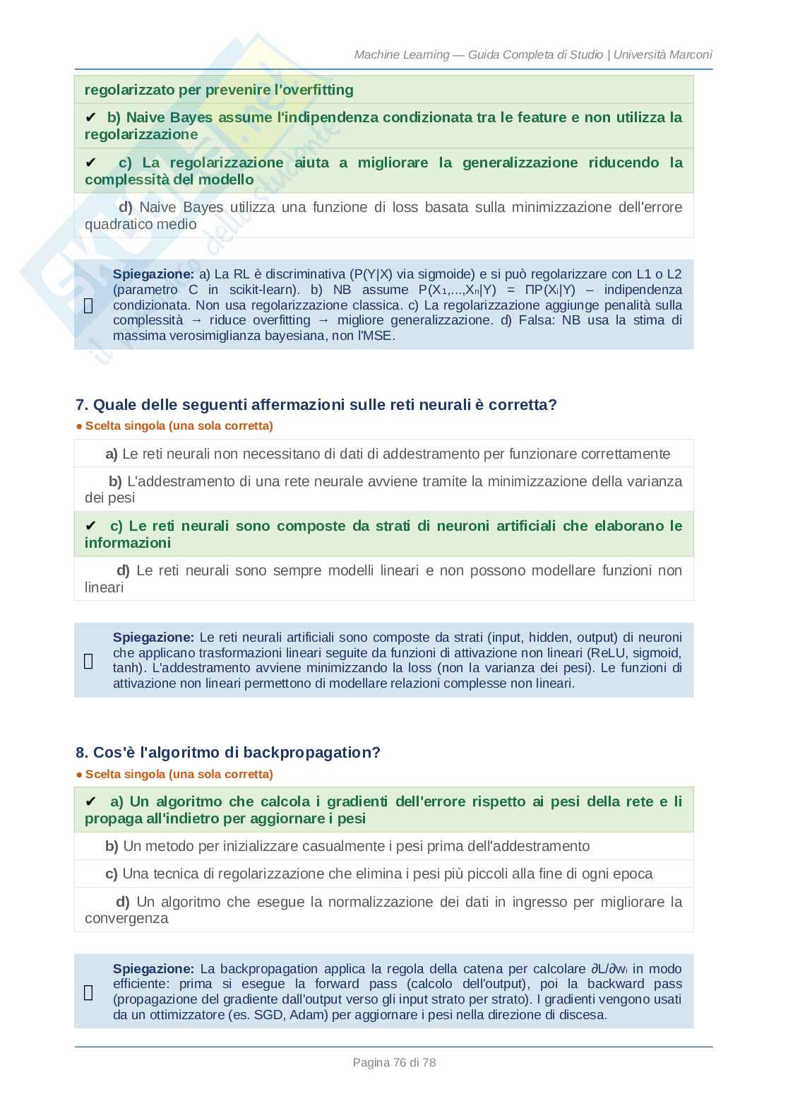 Fondamenti di machine learning Pag. 76