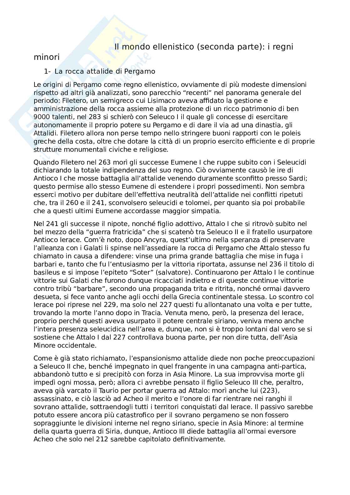 Riassunto esame Storia greca, Prof. Gallo Luigi, libro consigliato Storia greca, Gallo Pag. 1