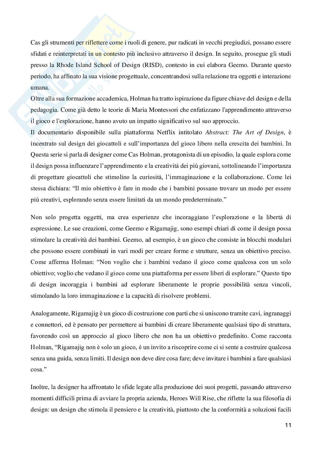 Gioco attività e apprendimento: il contributo di Cas Holman Pag. 11