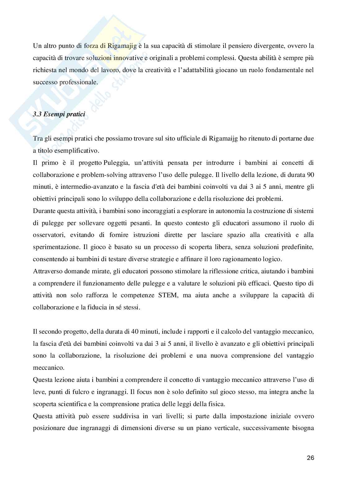 Gioco attività e apprendimento: il contributo di Cas Holman Pag. 26