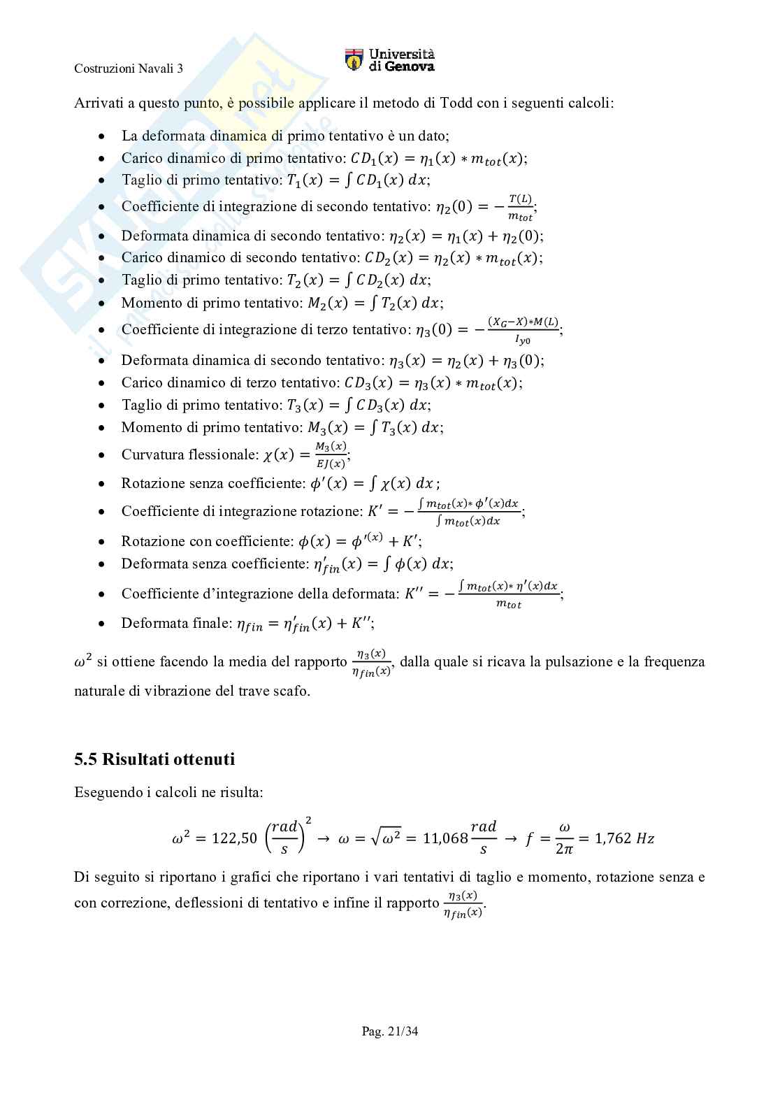 Esercitazioni Costruzioni navali 3   Pag. 21