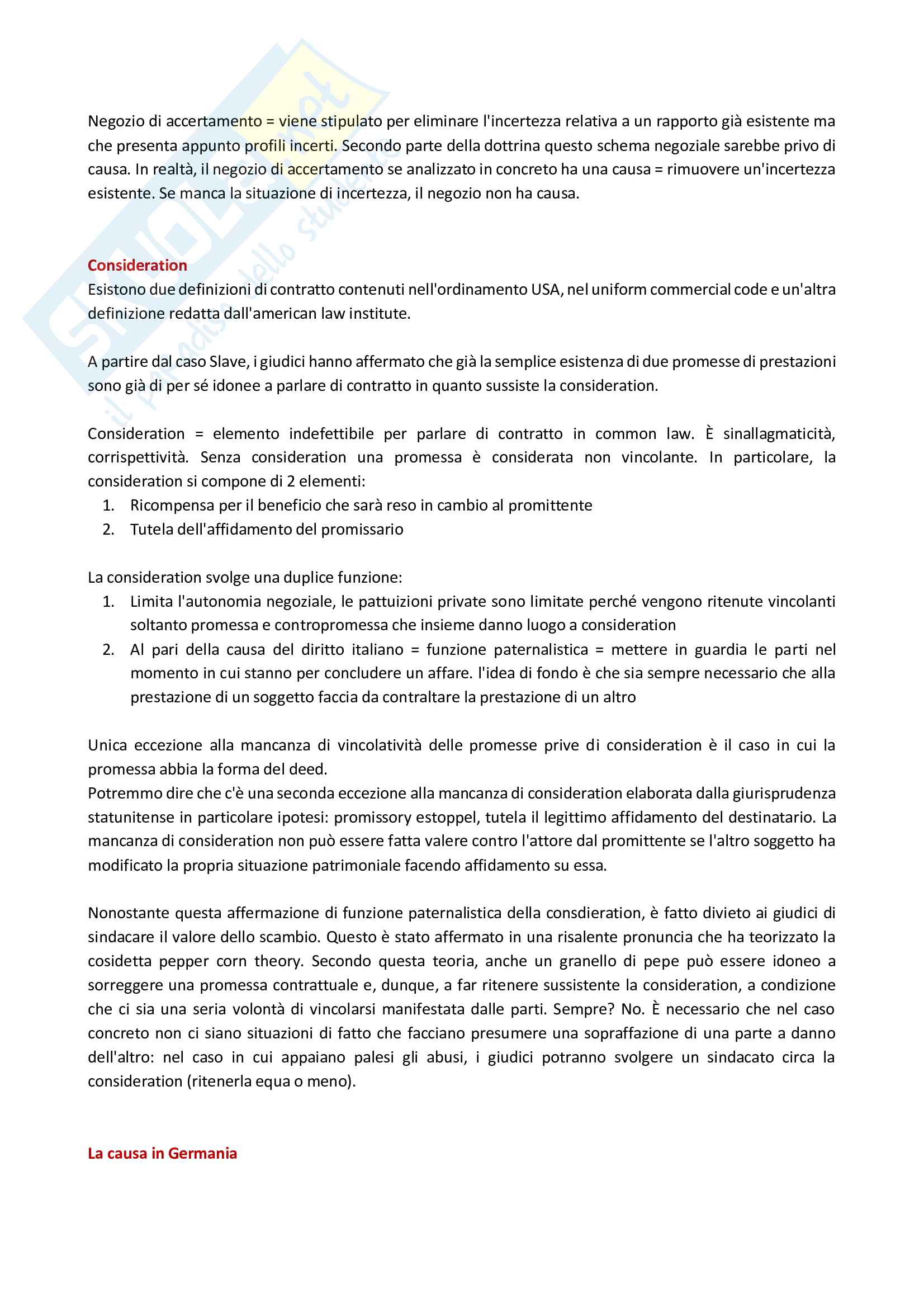 Riassunto esame sistemi giuridici comparati, prof. Carapezza Figlia, libro consigliato Atlante di diritto privato comparato, Galgano Pag. 41