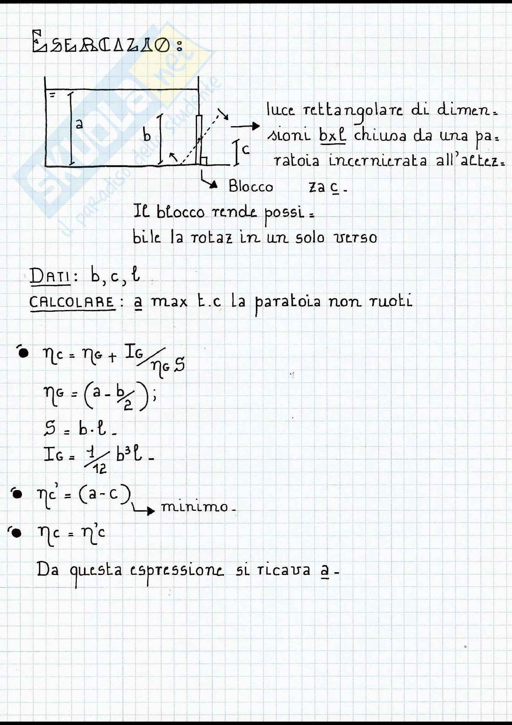 Esercizi di idraulica svolti Pag. 2