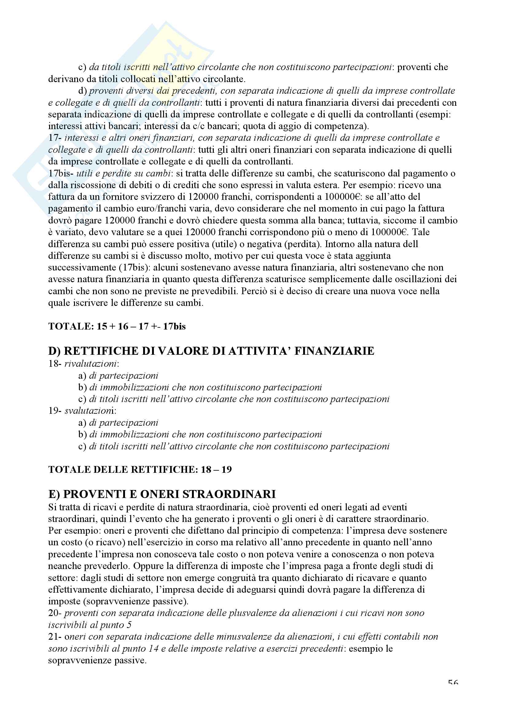 Metodologie e determinazioni quantitative d'azienda Pag. 56