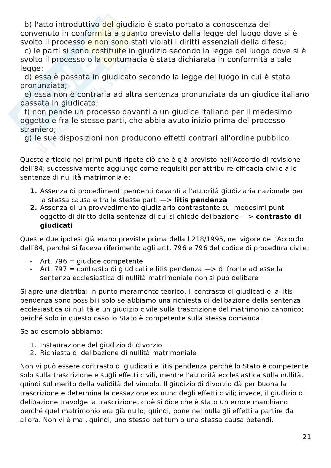 Appunti di Diritto ecclesiastico  Pag. 21