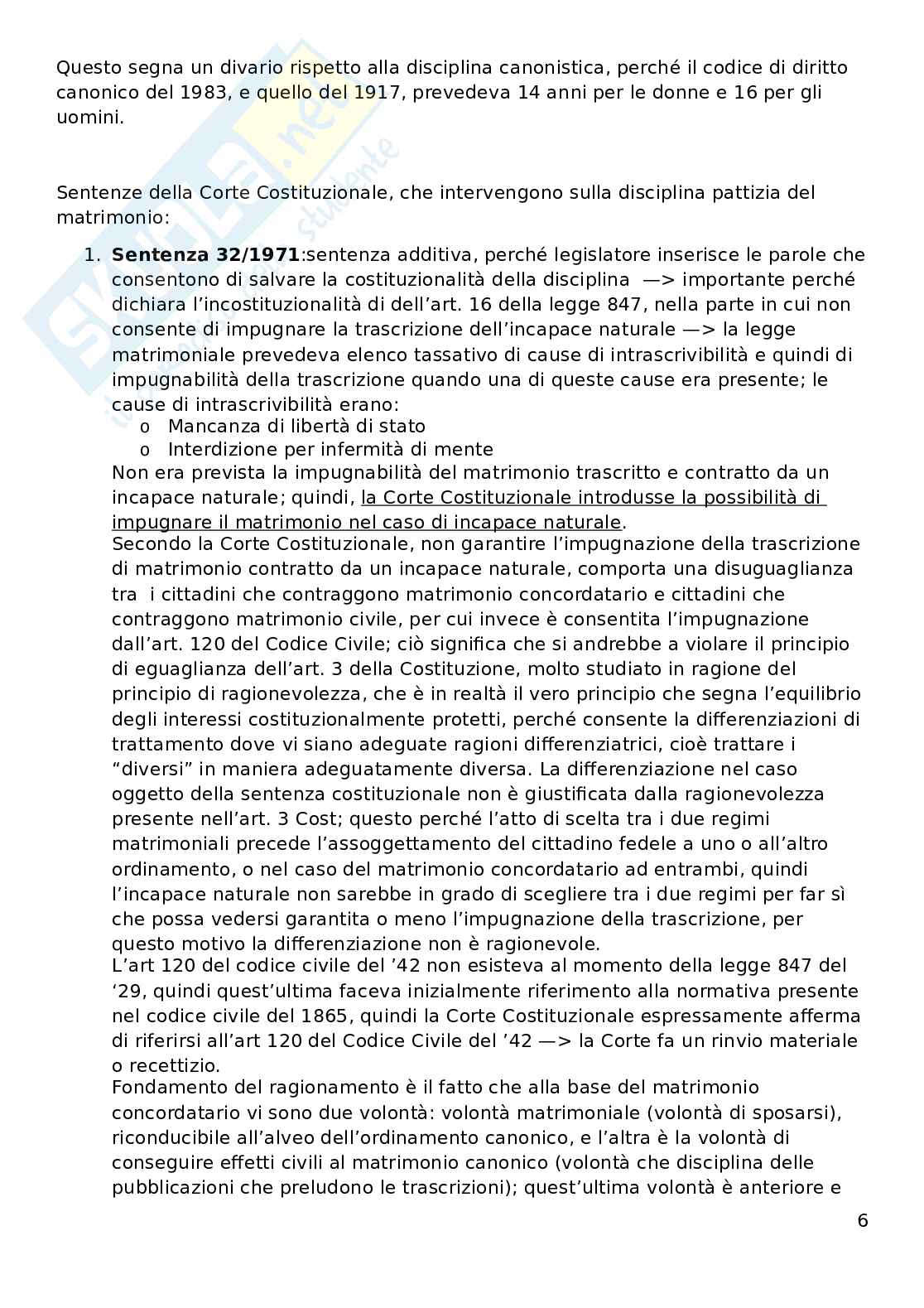Appunti di Diritto ecclesiastico  Pag. 6