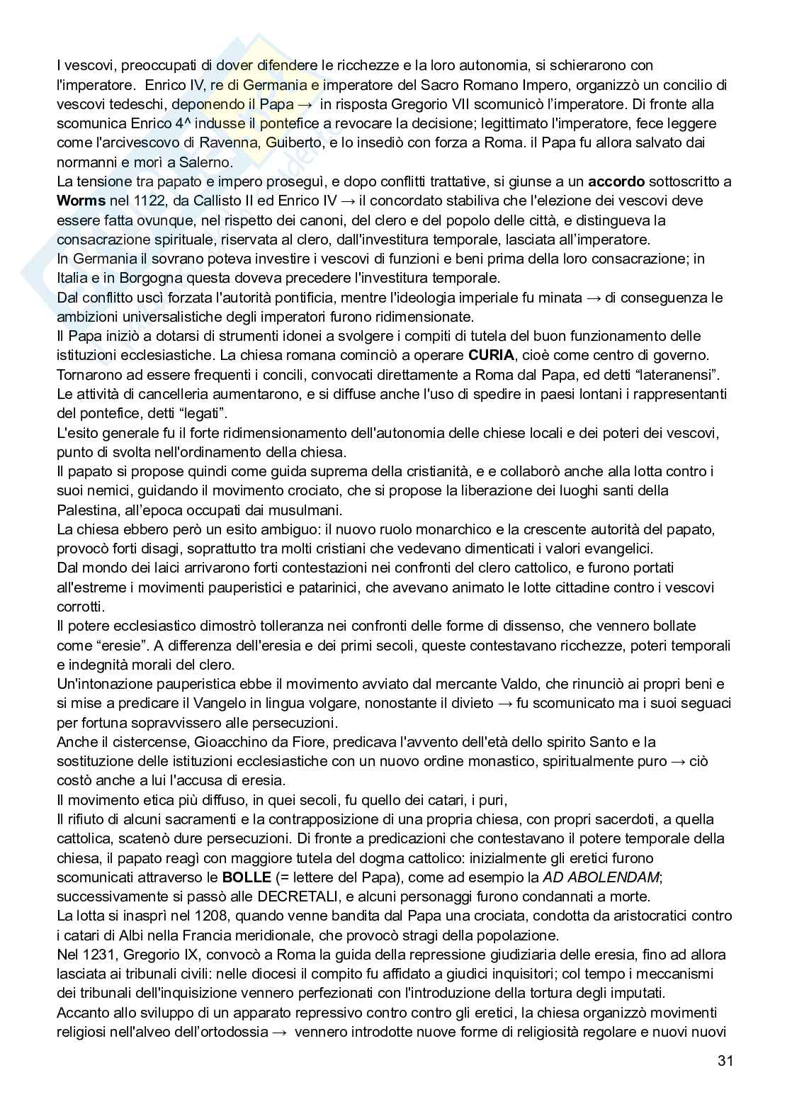 Riassunto esame Storia medievale, Prof. Rando Daniela, libro consigliato Manuale di storia medievale, Andrea Zorzi Pag. 31