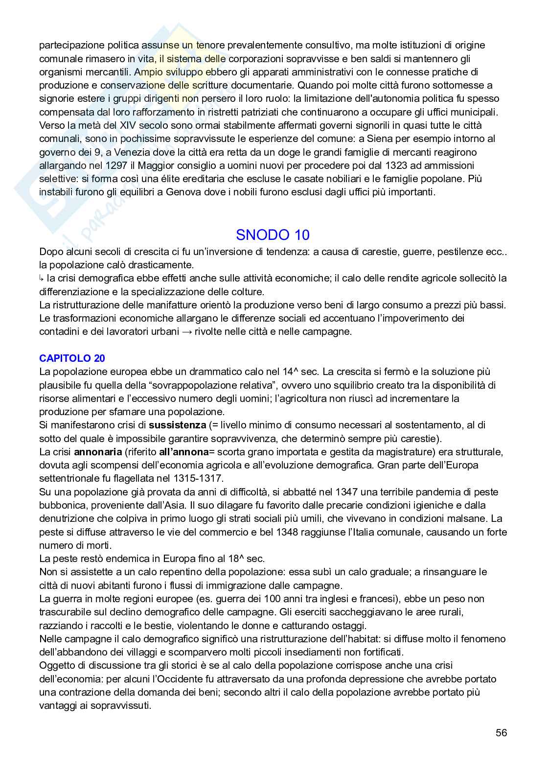 Riassunto esame Storia medievale, Prof. Rando Daniela, libro consigliato Manuale di storia medievale, Andrea Zorzi Pag. 56