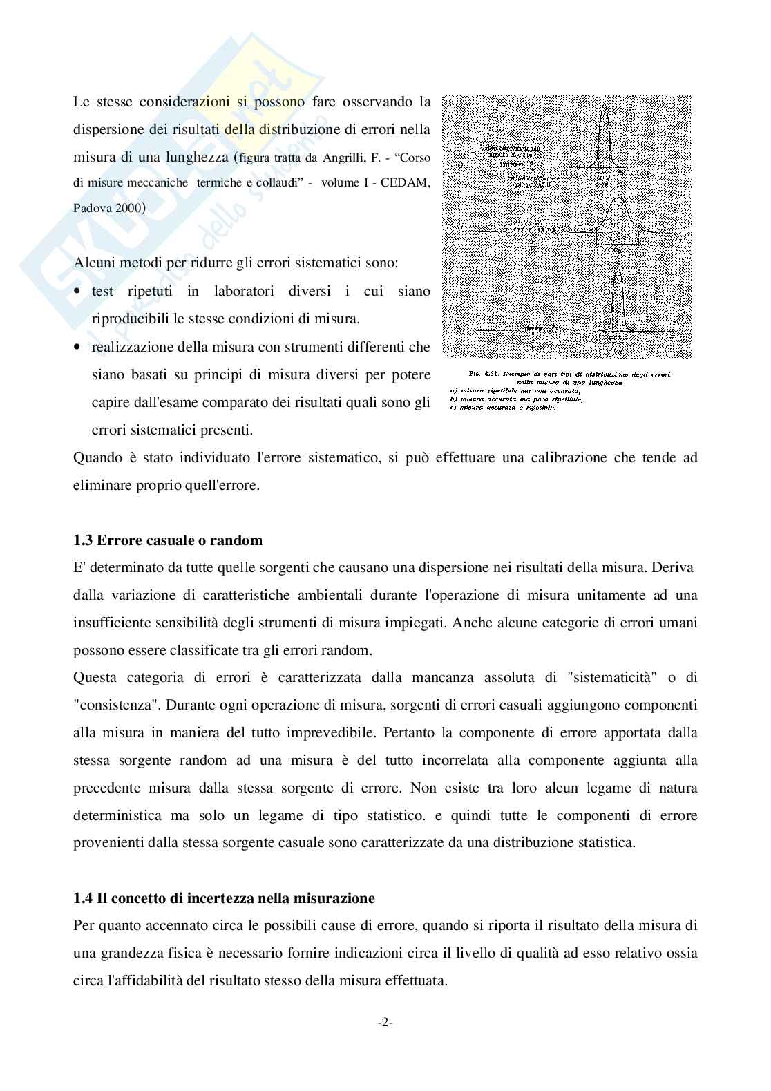 Errori sistematici e random Pag. 2