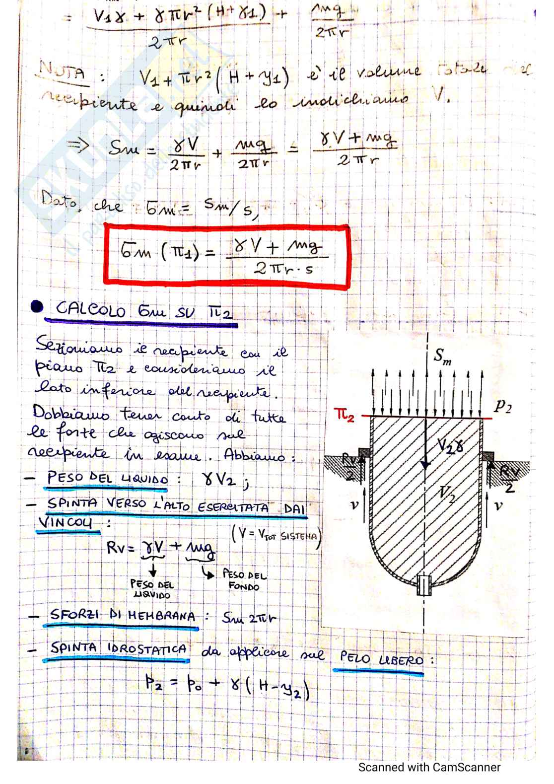 Costruzioni di macchine - esercizi recipienti  Pag. 6