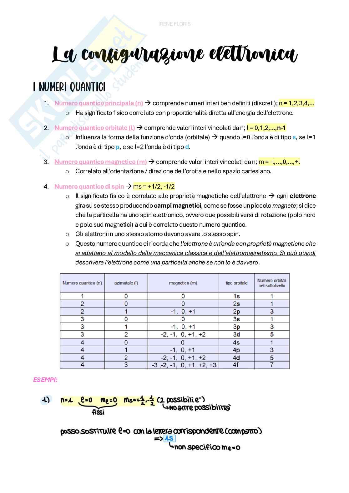Riassunto esame Chimica generale , Prof. De Gioia Luca, libro consigliato Chimica, Kotz Pag. 11
