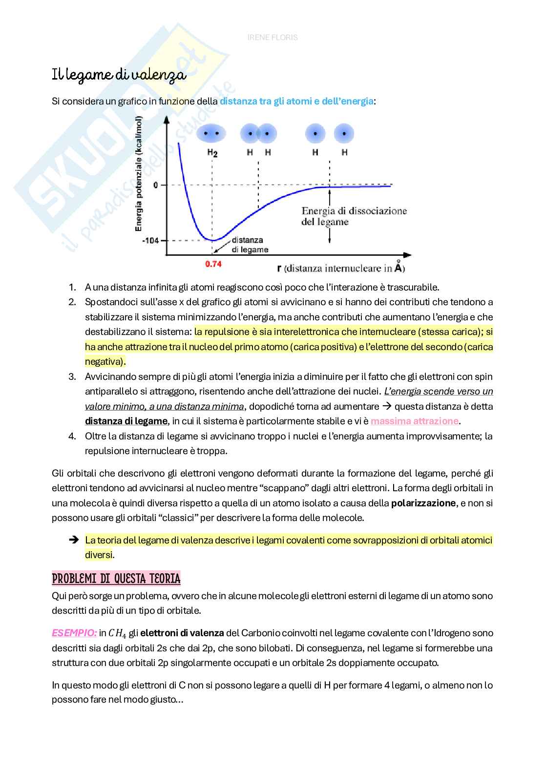 Riassunto esame Chimica generale , Prof. De Gioia Luca, libro consigliato Chimica, Kotz Pag. 26
