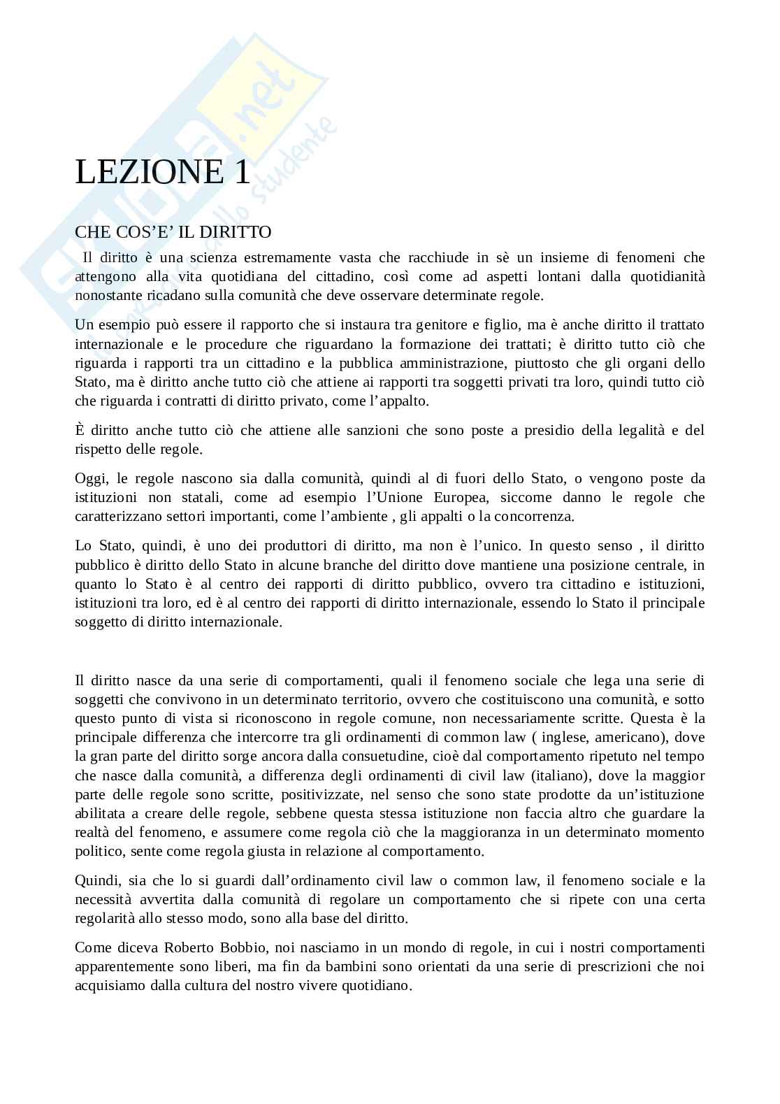 Cos'è il diritto  Pag. 1