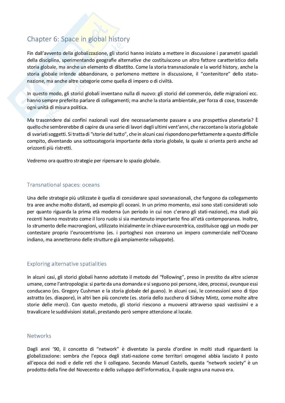 Riassunto esame Global history, prof. Acciai, libri consigliati What is global history, Conrad e Global history in (Northwestern) Europe, Austin Pag. 16