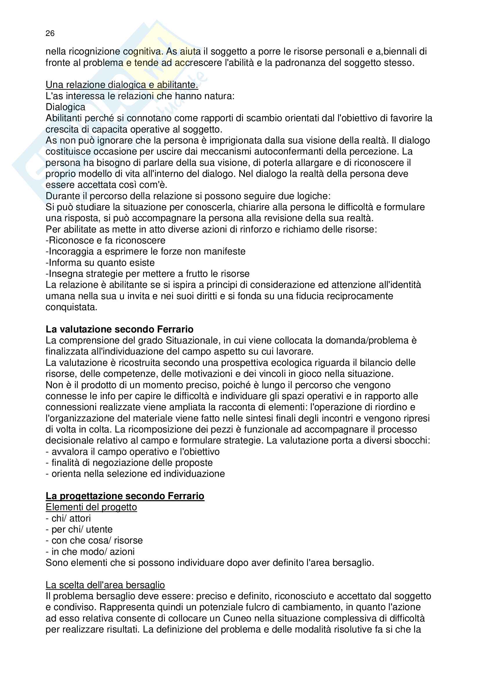 Metodi E Tecniche Del Servizio Sociale