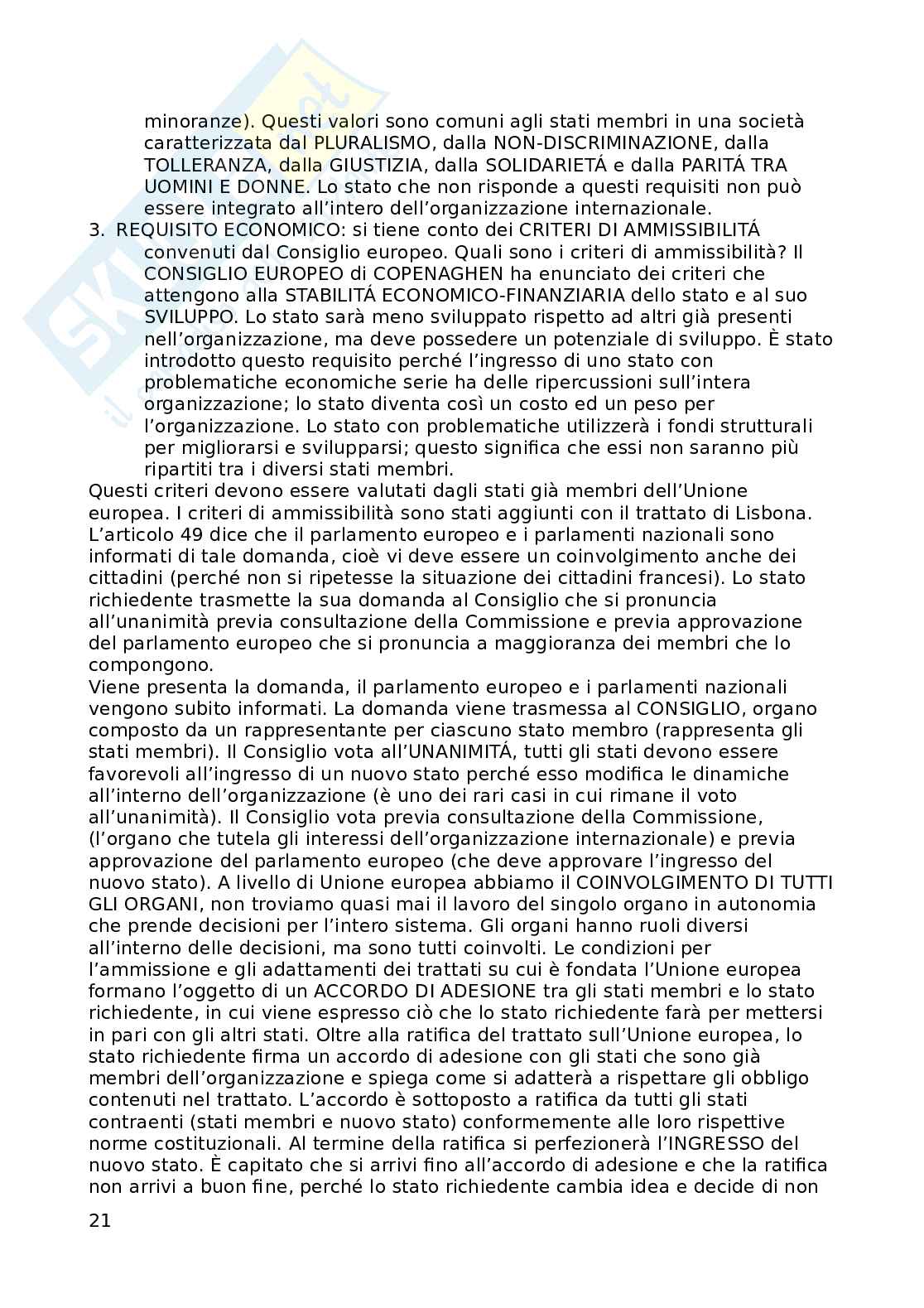Appunti Diritto dell'Unione Europea Pag. 21
