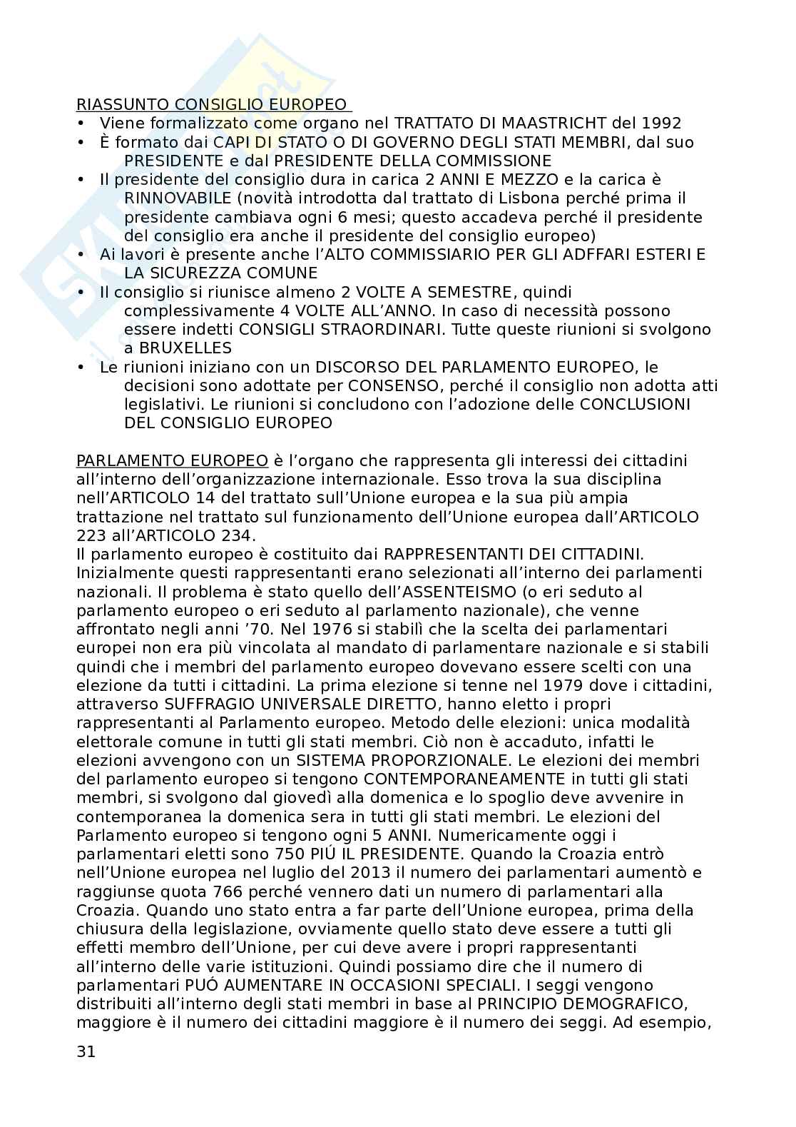 Appunti Diritto dell'Unione Europea Pag. 31