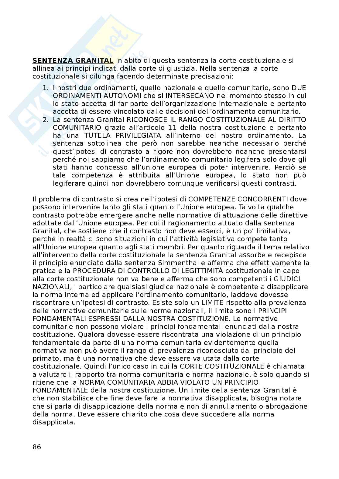 Appunti Diritto dell'Unione Europea Pag. 86