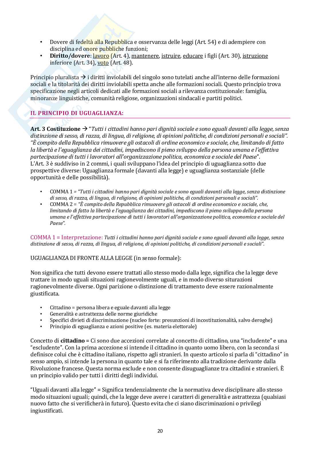 Diritto costituzionale (prima parte) Pag. 21