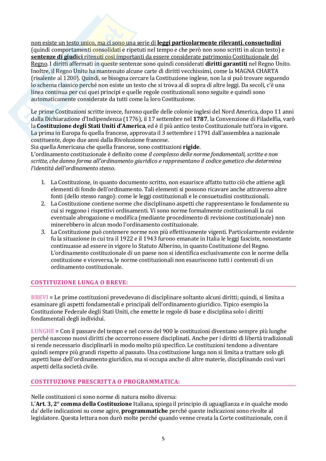 Diritto costituzionale (prima parte) Pag. 6