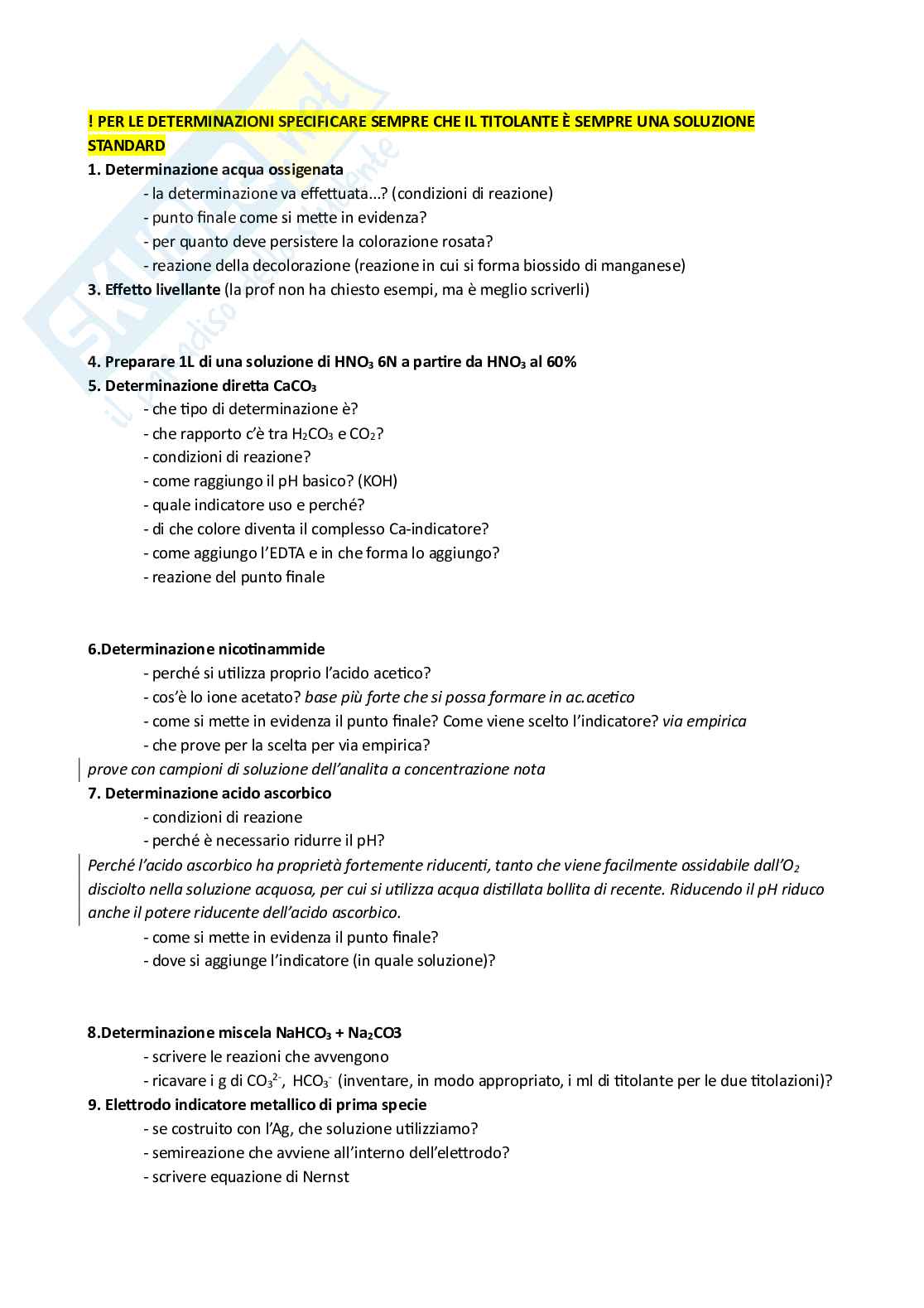 Analisi dei medicinali 1 - parte 3 di 5 Pag. 51