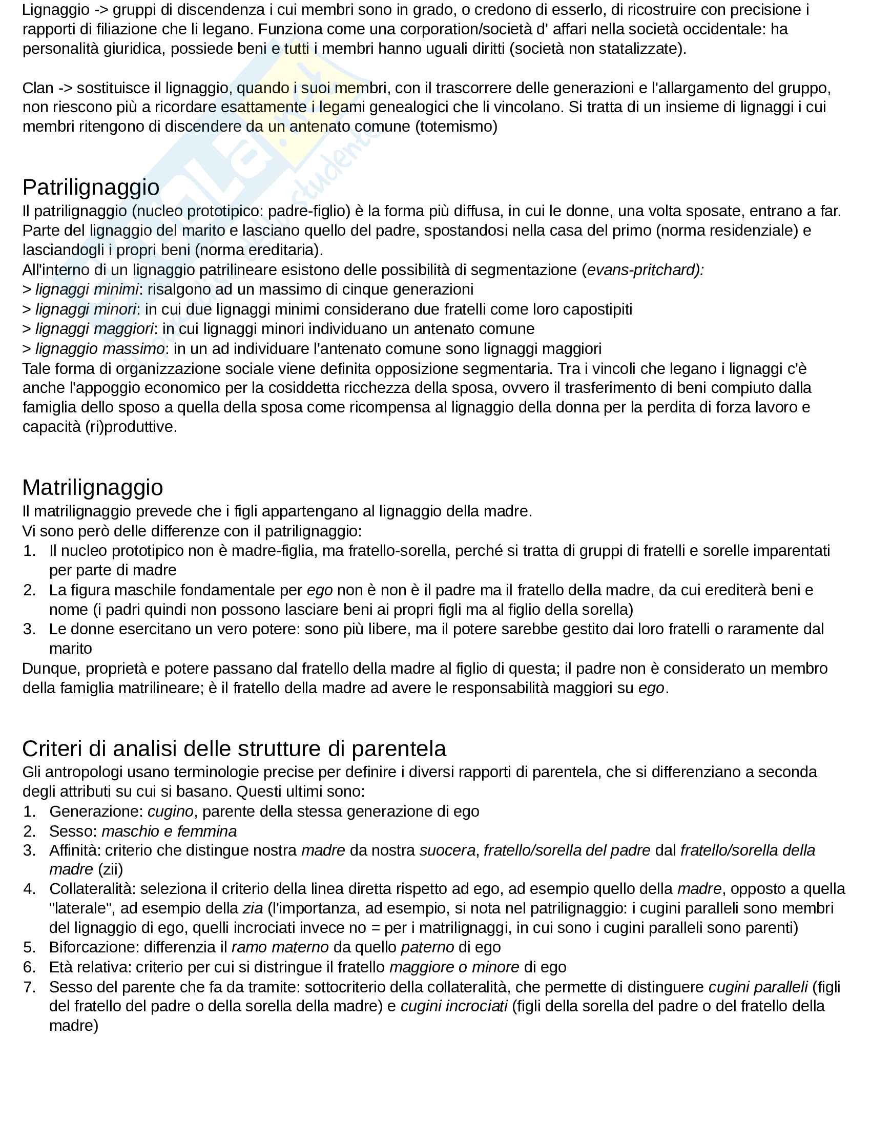 Discipline demoetnoantropologiche - Antropologia culturale Pag. 21