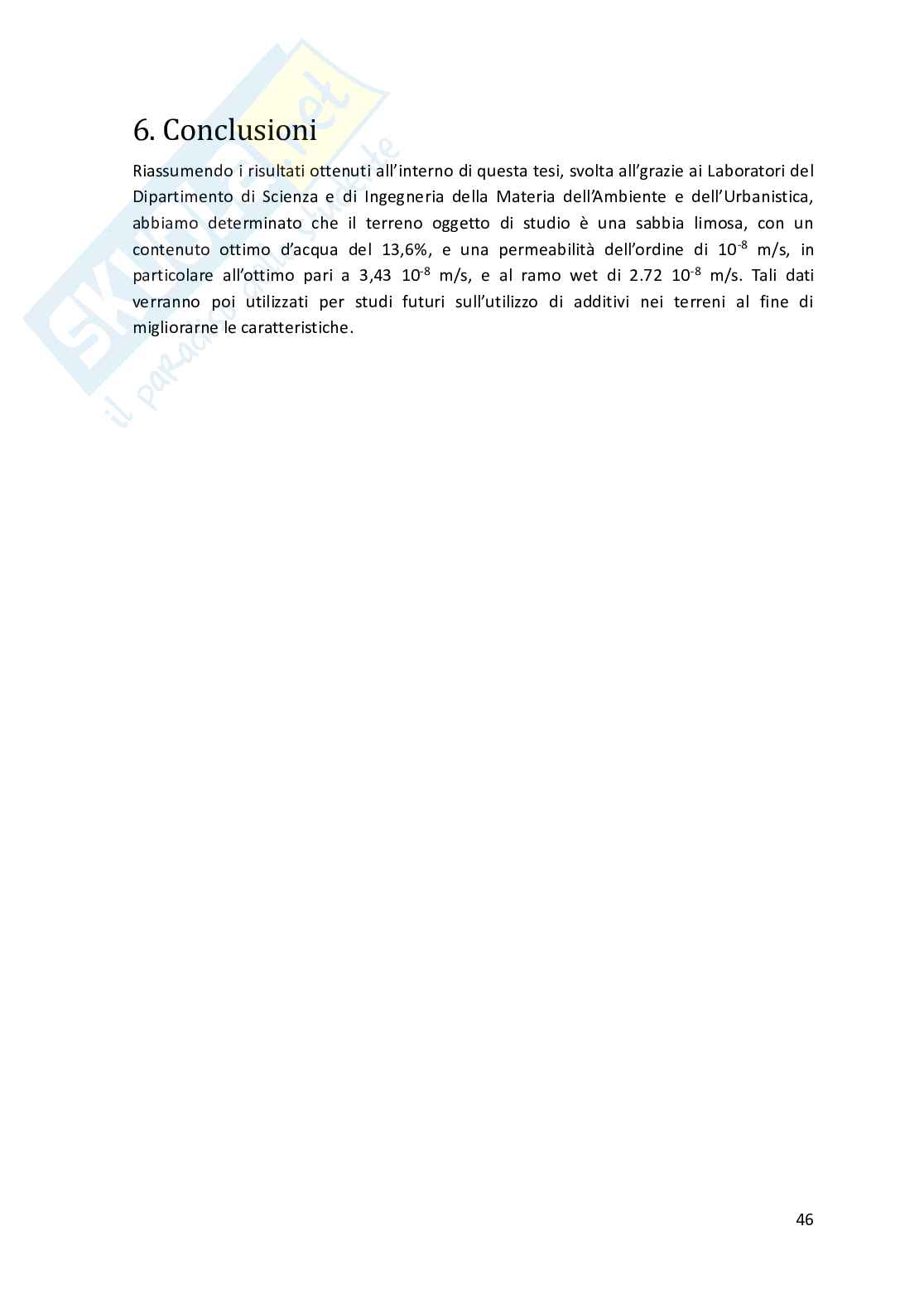 Tesi universitaria Geotecnica Pag. 46