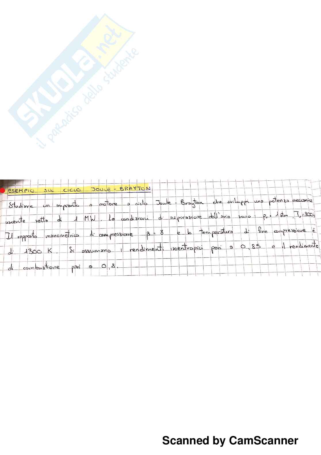 Esercizi svolti sui cicli di Fisica tecnica Pag. 6