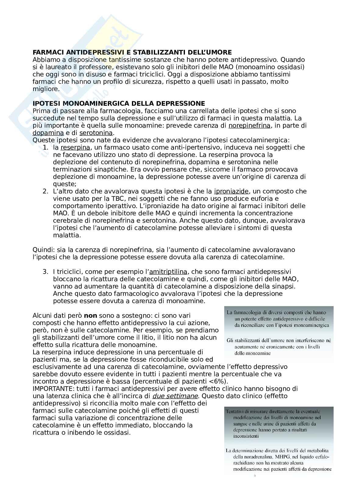 Farmaci antidepressivi Pag. 1