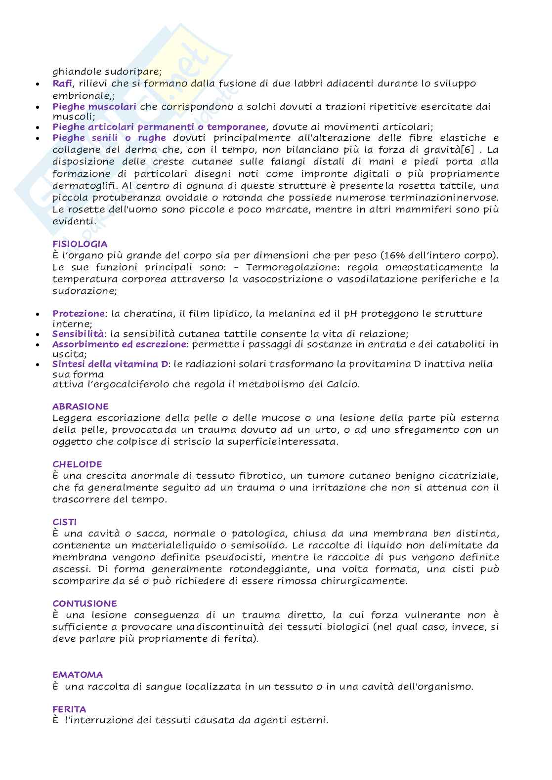 Anatomia - Organi e sistemi  Pag. 11