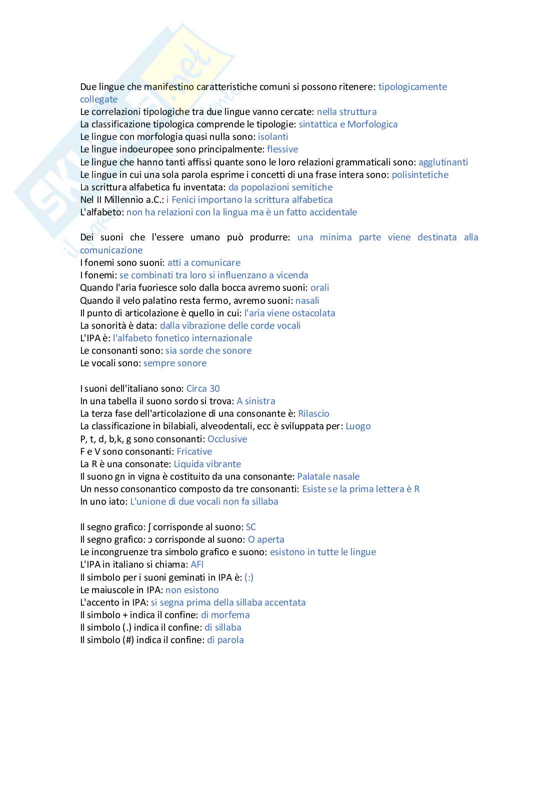 Linguistica italiana Pag. 11