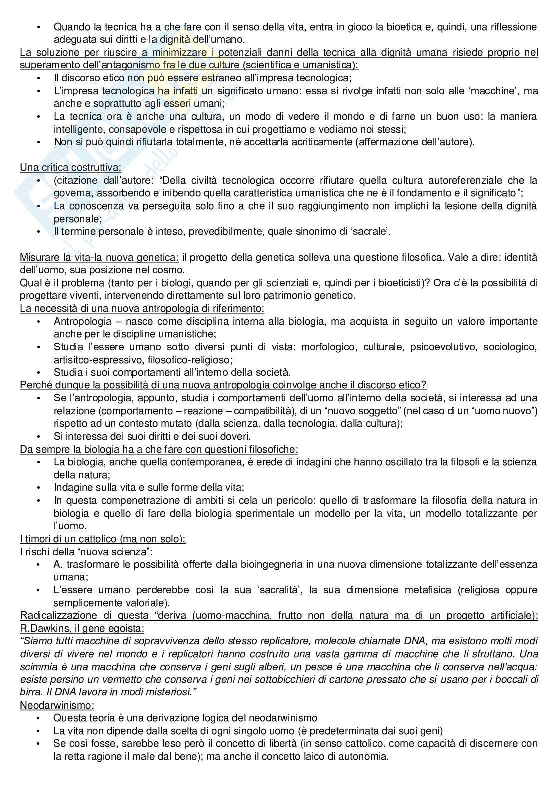 Appunti Bioetica Pag. 6
