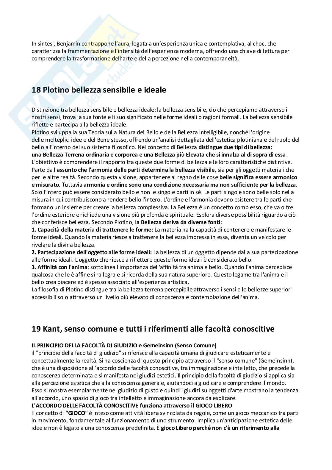 Domande e risposte Estetica della comunicazione Pag. 16