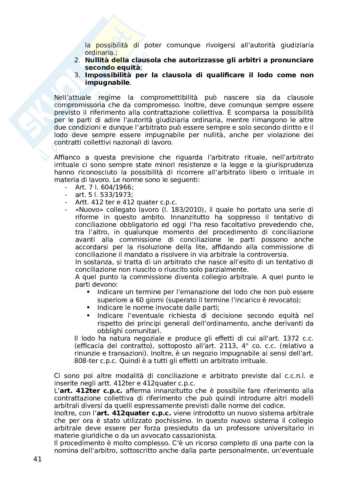 Diritto dell'arbitrato interno e internazionale Pag. 41