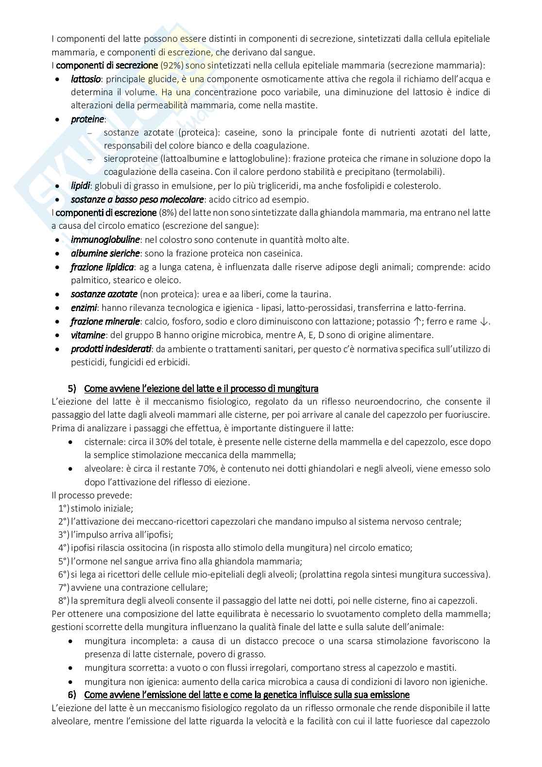 Domande aperte in preparazione all'esame scritto di Alimenti di origine animale e vegetale Pag. 2